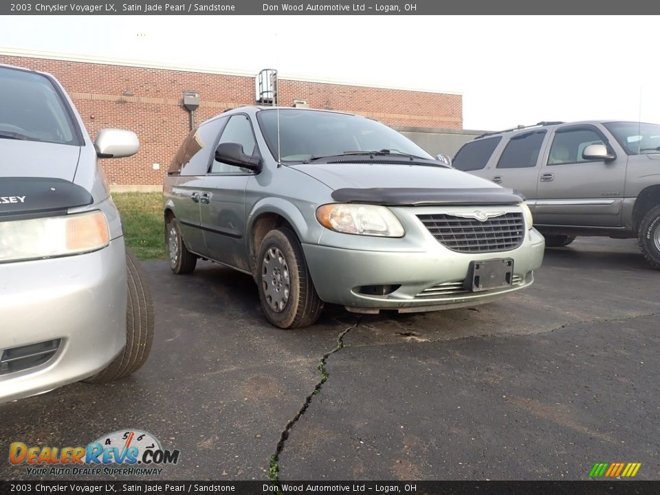 2003 Chrysler Voyager LX Satin Jade Pearl / Sandstone Photo #1