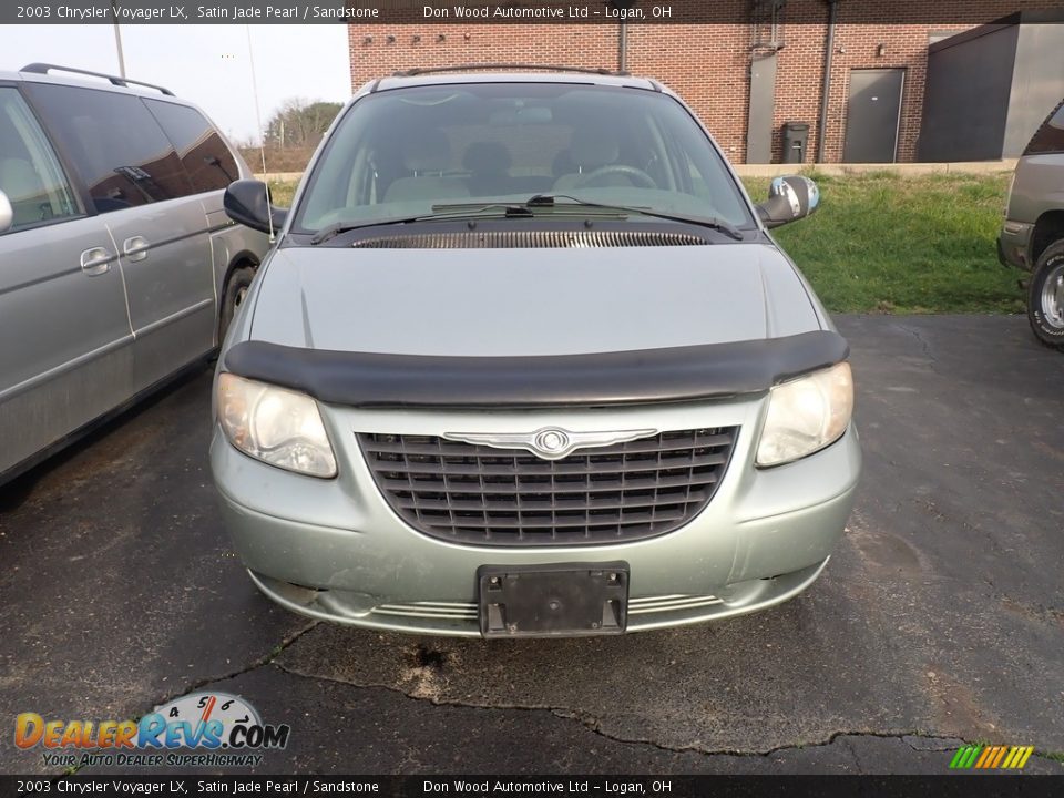 2003 Chrysler Voyager LX Satin Jade Pearl / Sandstone Photo #4