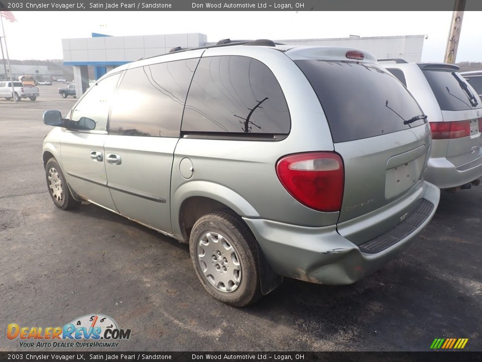 Satin Jade Pearl 2003 Chrysler Voyager LX Photo #12