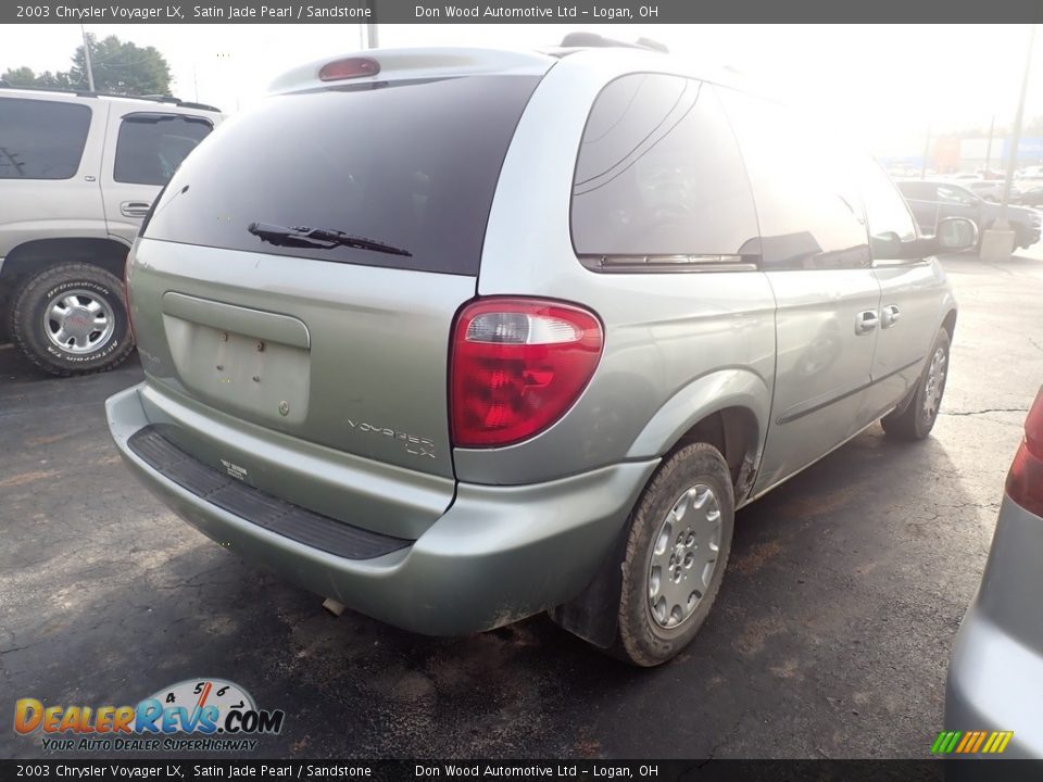 2003 Chrysler Voyager LX Satin Jade Pearl / Sandstone Photo #14