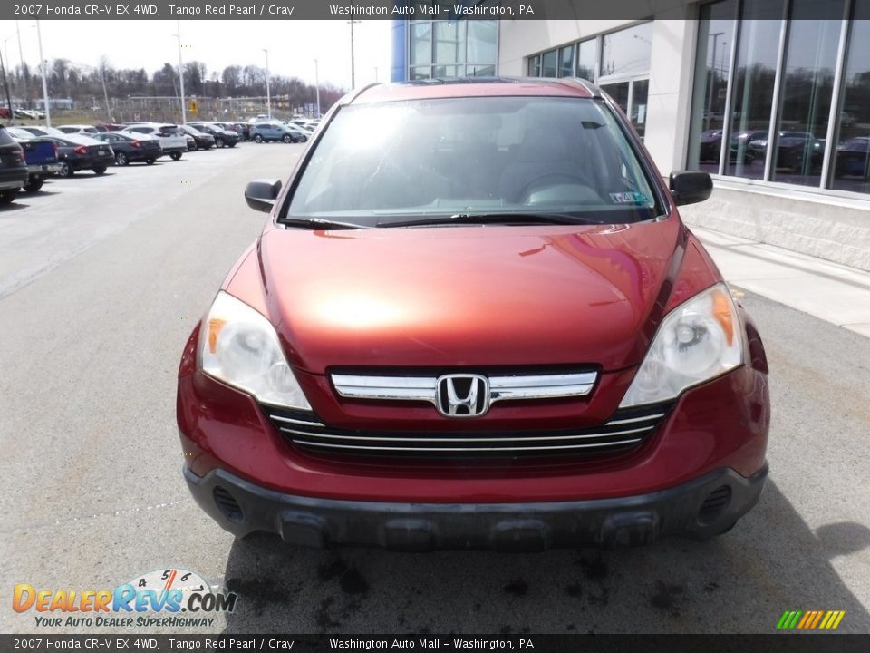 2007 Honda CR-V EX 4WD Tango Red Pearl / Gray Photo #5