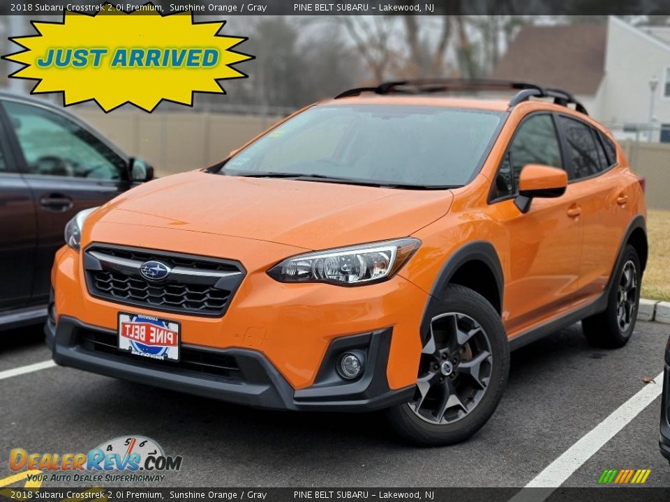 2018 Subaru Crosstrek 2.0i Premium Sunshine Orange / Gray Photo #1