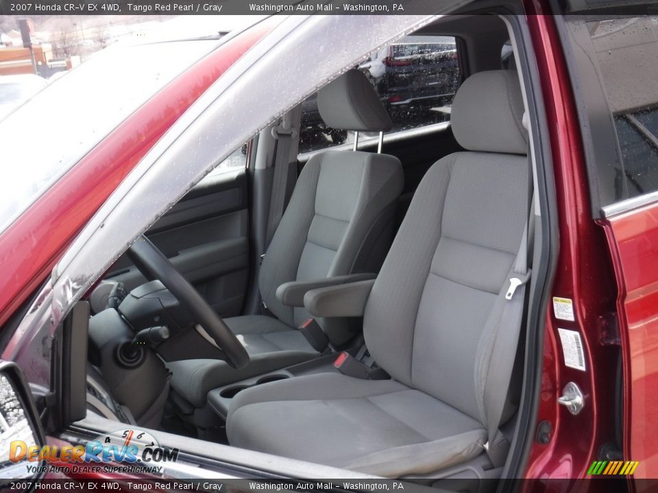 2007 Honda CR-V EX 4WD Tango Red Pearl / Gray Photo #13