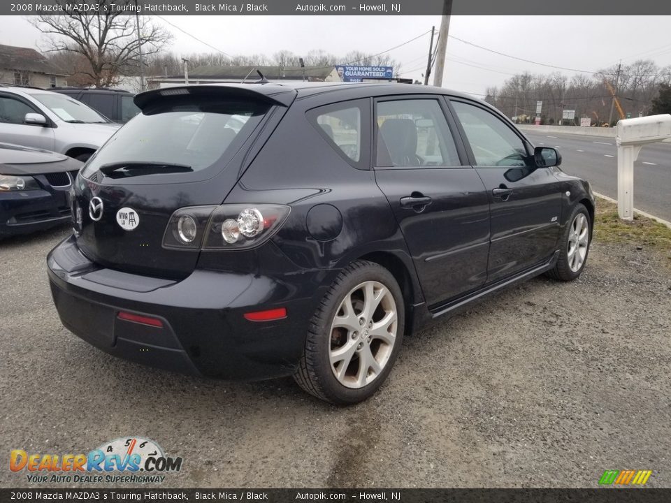 2008 Mazda MAZDA3 s Touring Hatchback Black Mica / Black Photo #3