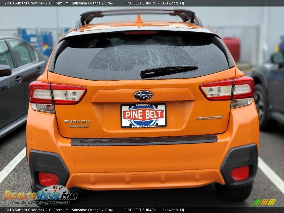 2018 Subaru Crosstrek 2.0i Premium Sunshine Orange / Gray Photo #4