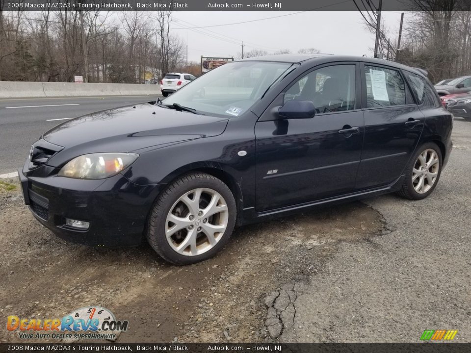 2008 Mazda MAZDA3 s Touring Hatchback Black Mica / Black Photo #7