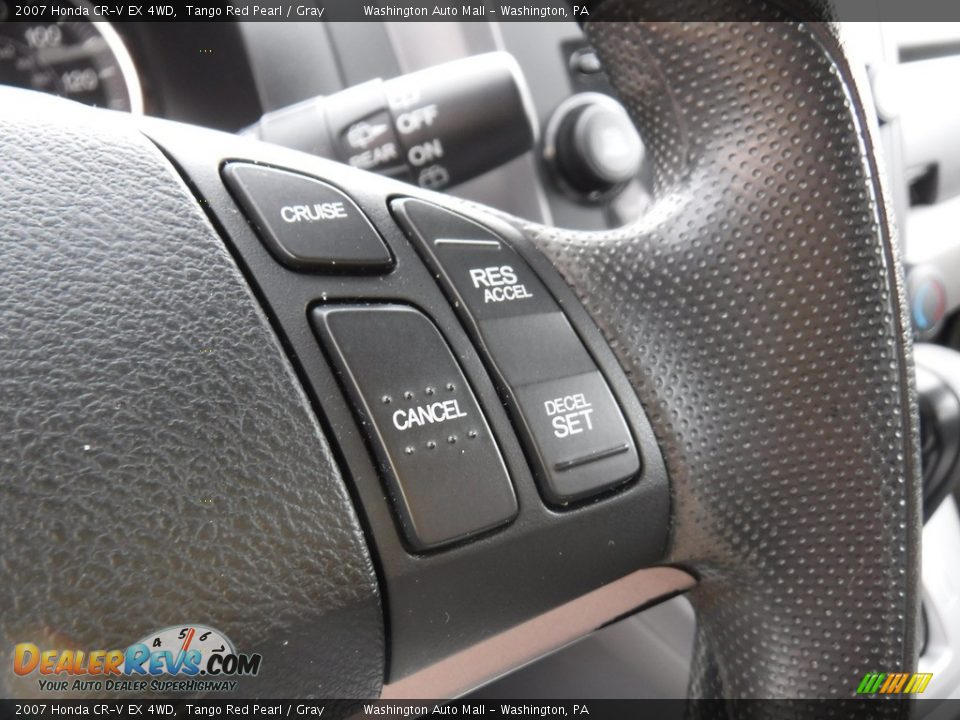 2007 Honda CR-V EX 4WD Tango Red Pearl / Gray Photo #20