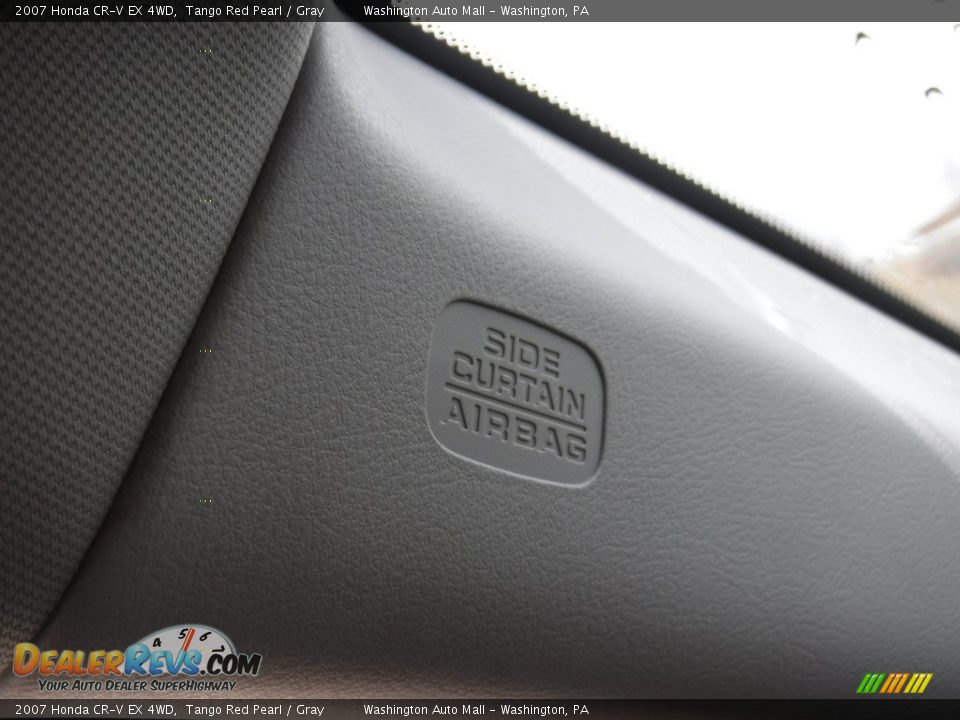 2007 Honda CR-V EX 4WD Tango Red Pearl / Gray Photo #21