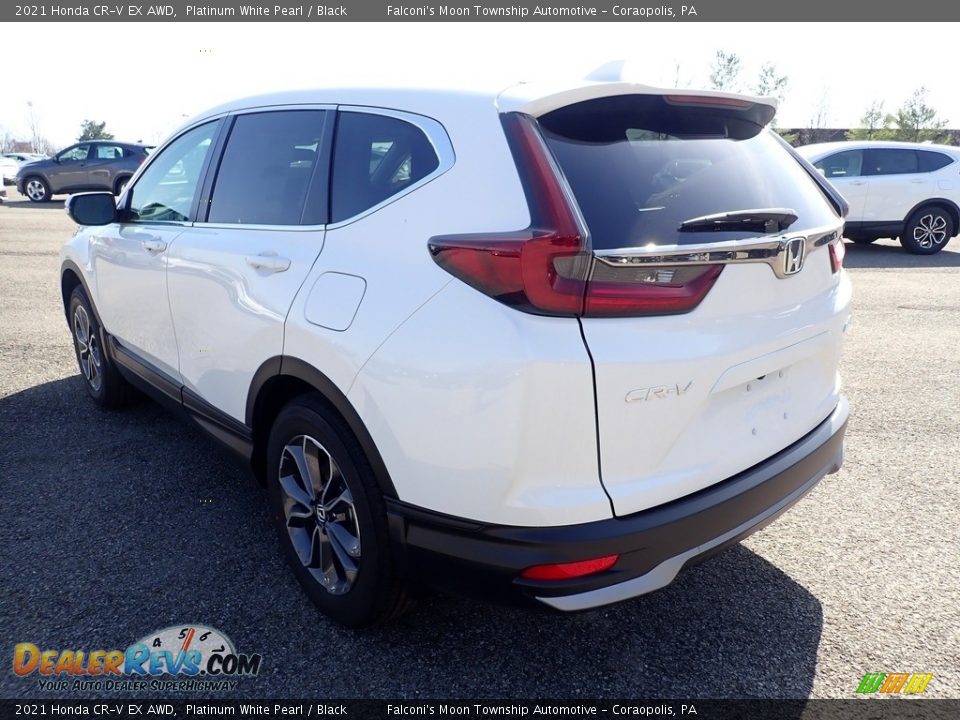 2021 Honda CR-V EX AWD Platinum White Pearl / Black Photo #2