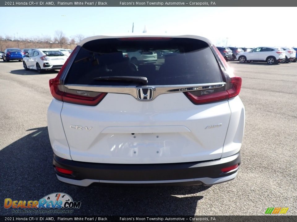 2021 Honda CR-V EX AWD Platinum White Pearl / Black Photo #3