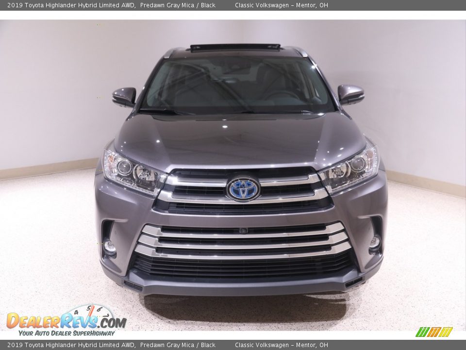 2019 Toyota Highlander Hybrid Limited AWD Predawn Gray Mica / Black Photo #2