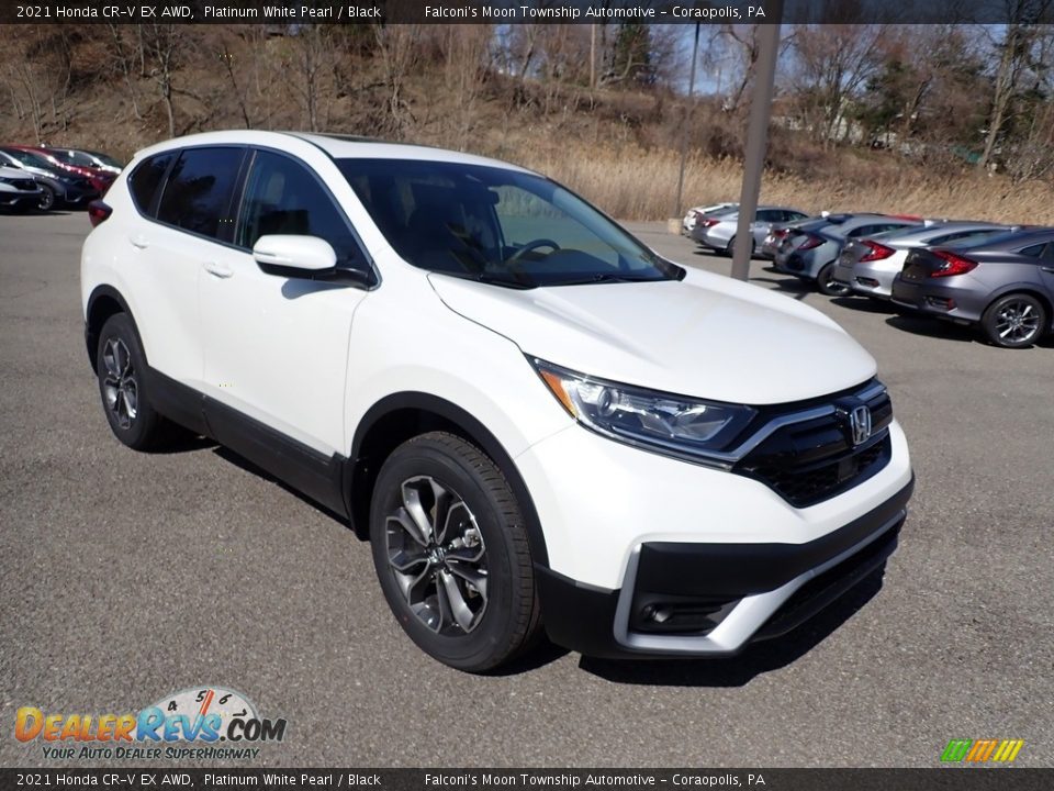 2021 Honda CR-V EX AWD Platinum White Pearl / Black Photo #5