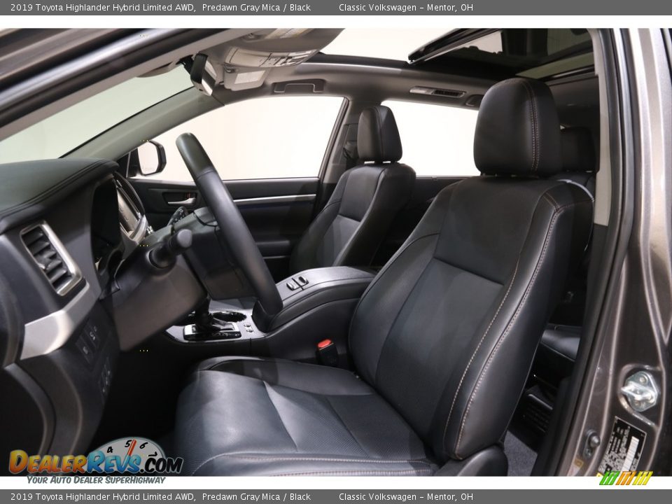 2019 Toyota Highlander Hybrid Limited AWD Predawn Gray Mica / Black Photo #5