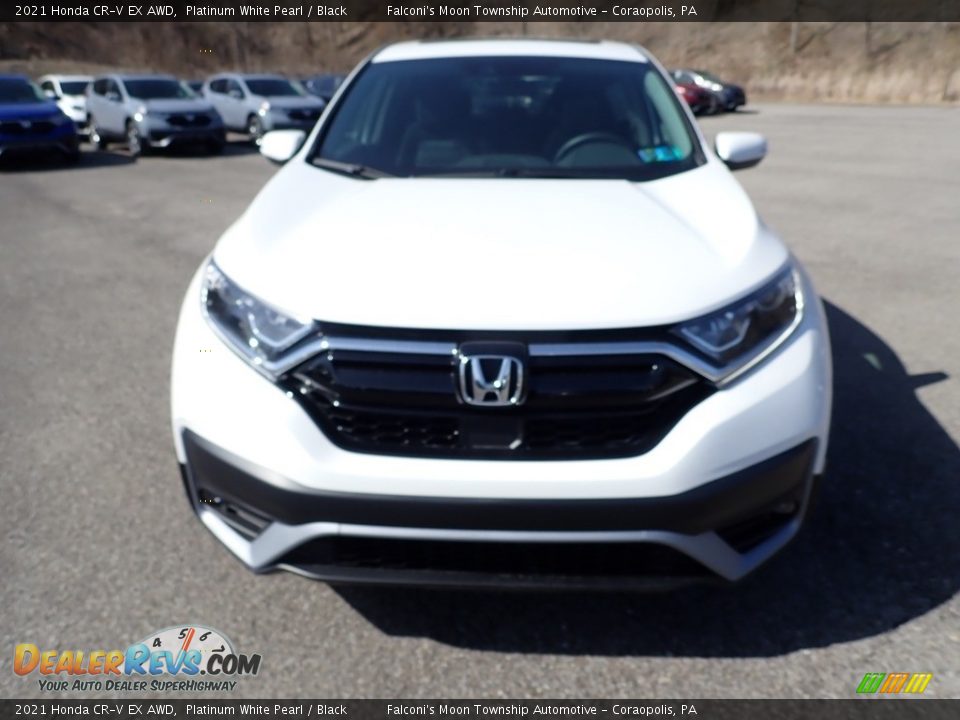 2021 Honda CR-V EX AWD Platinum White Pearl / Black Photo #6