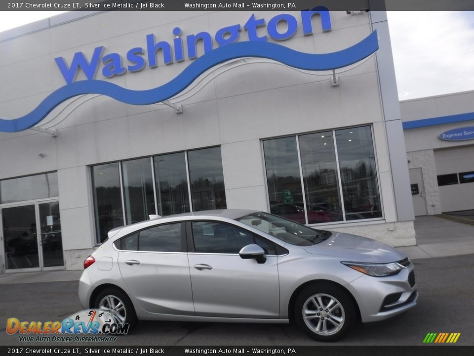 2017 Chevrolet Cruze LT Silver Ice Metallic / Jet Black Photo #2