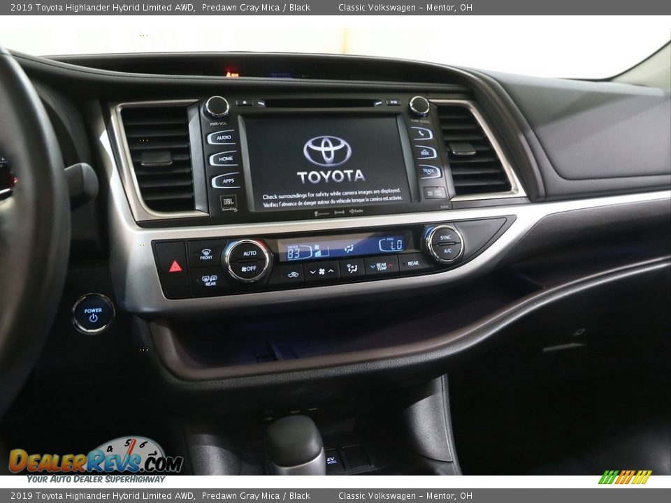 2019 Toyota Highlander Hybrid Limited AWD Predawn Gray Mica / Black Photo #10