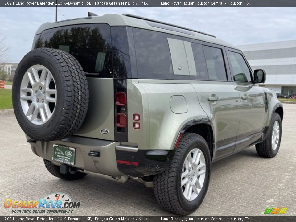 2021 Land Rover Defender 110 X-Dynamic HSE Pangea Green Metallic / Khaki Photo #3