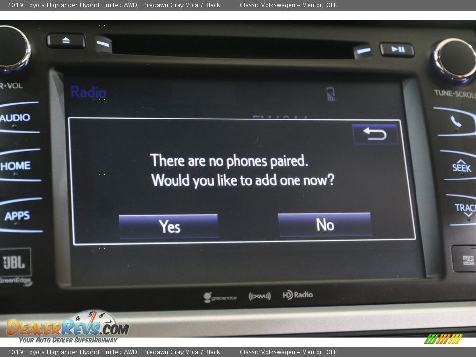 2019 Toyota Highlander Hybrid Limited AWD Predawn Gray Mica / Black Photo #13