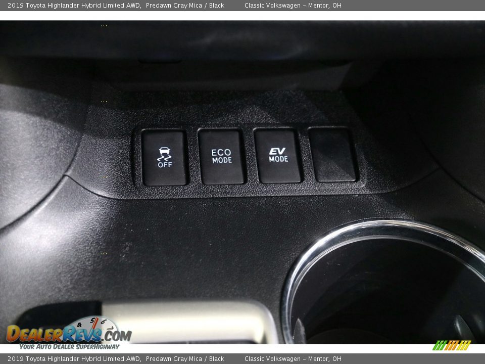 2019 Toyota Highlander Hybrid Limited AWD Predawn Gray Mica / Black Photo #16