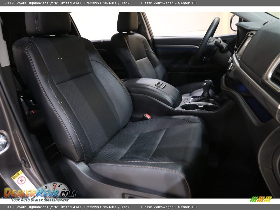 2019 Toyota Highlander Hybrid Limited AWD Predawn Gray Mica / Black Photo #17