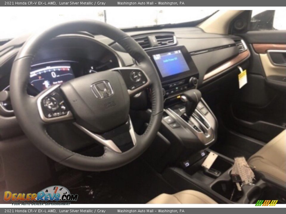 2021 Honda CR-V EX-L AWD Lunar Silver Metallic / Gray Photo #3