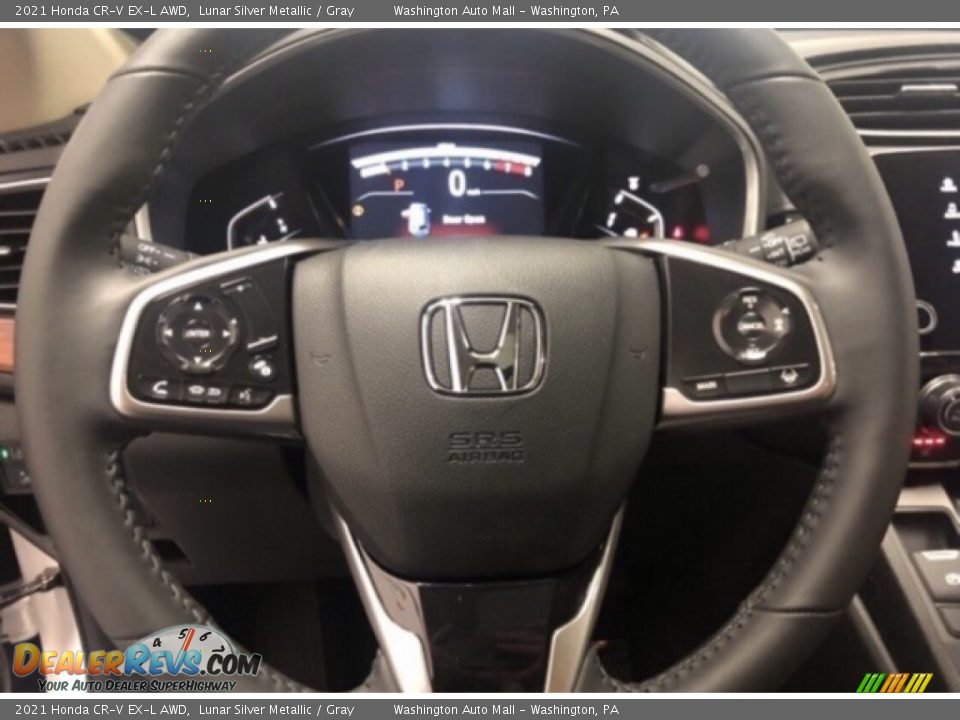 2021 Honda CR-V EX-L AWD Lunar Silver Metallic / Gray Photo #5