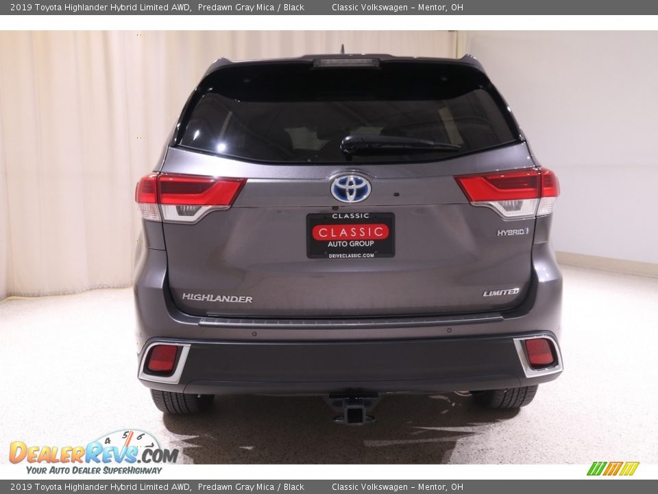 2019 Toyota Highlander Hybrid Limited AWD Predawn Gray Mica / Black Photo #22