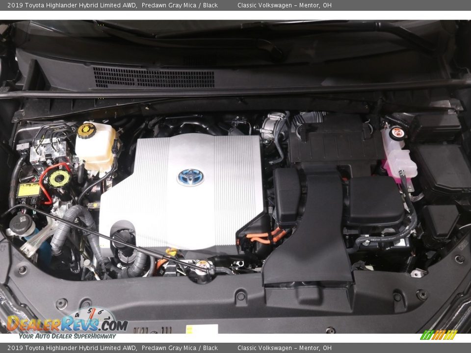 2019 Toyota Highlander Hybrid Limited AWD Predawn Gray Mica / Black Photo #23