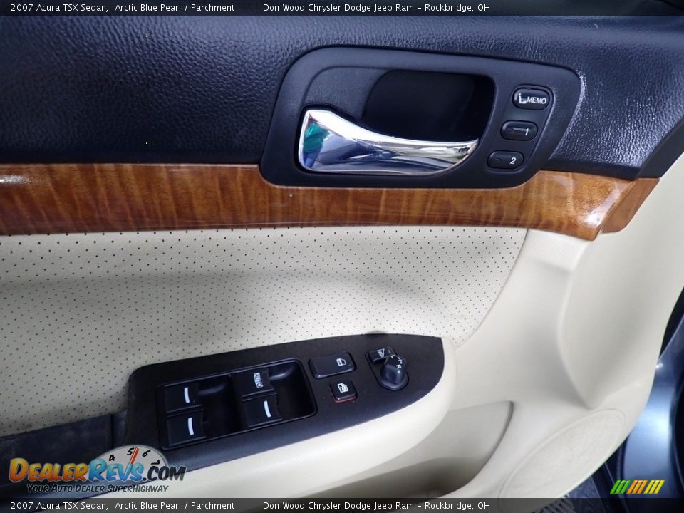 2007 Acura TSX Sedan Arctic Blue Pearl / Parchment Photo #16