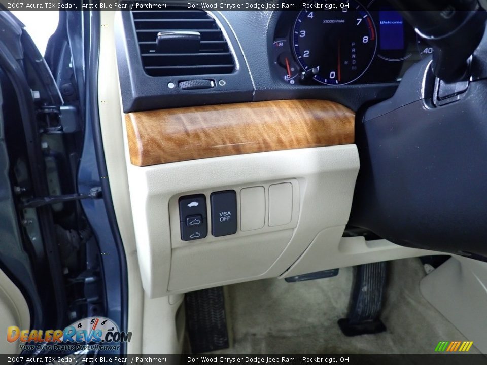 2007 Acura TSX Sedan Arctic Blue Pearl / Parchment Photo #18