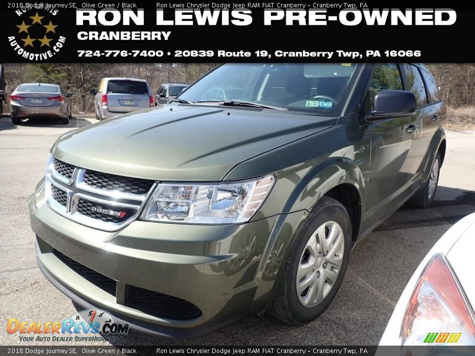 2018 Dodge Journey SE Olive Green / Black Photo #1