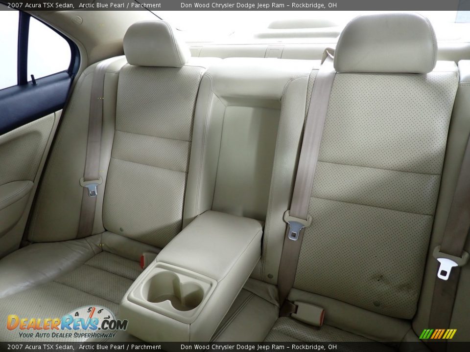 2007 Acura TSX Sedan Arctic Blue Pearl / Parchment Photo #20