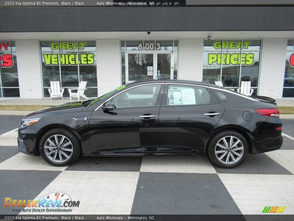2020 Kia Optima EX Premium Black / Black Photo #1