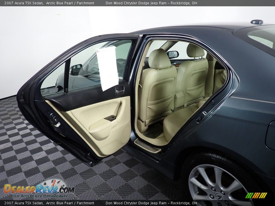 2007 Acura TSX Sedan Arctic Blue Pearl / Parchment Photo #21