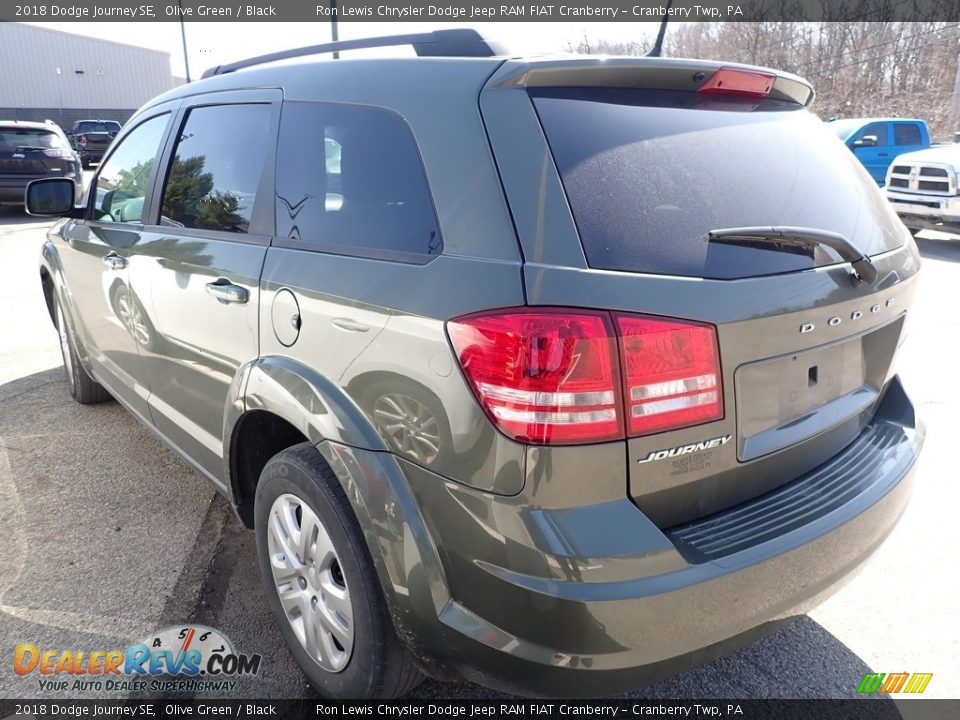 2018 Dodge Journey SE Olive Green / Black Photo #3