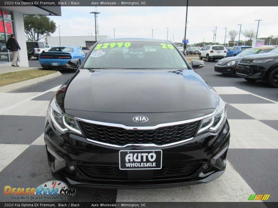 2020 Kia Optima EX Premium Black / Black Photo #2