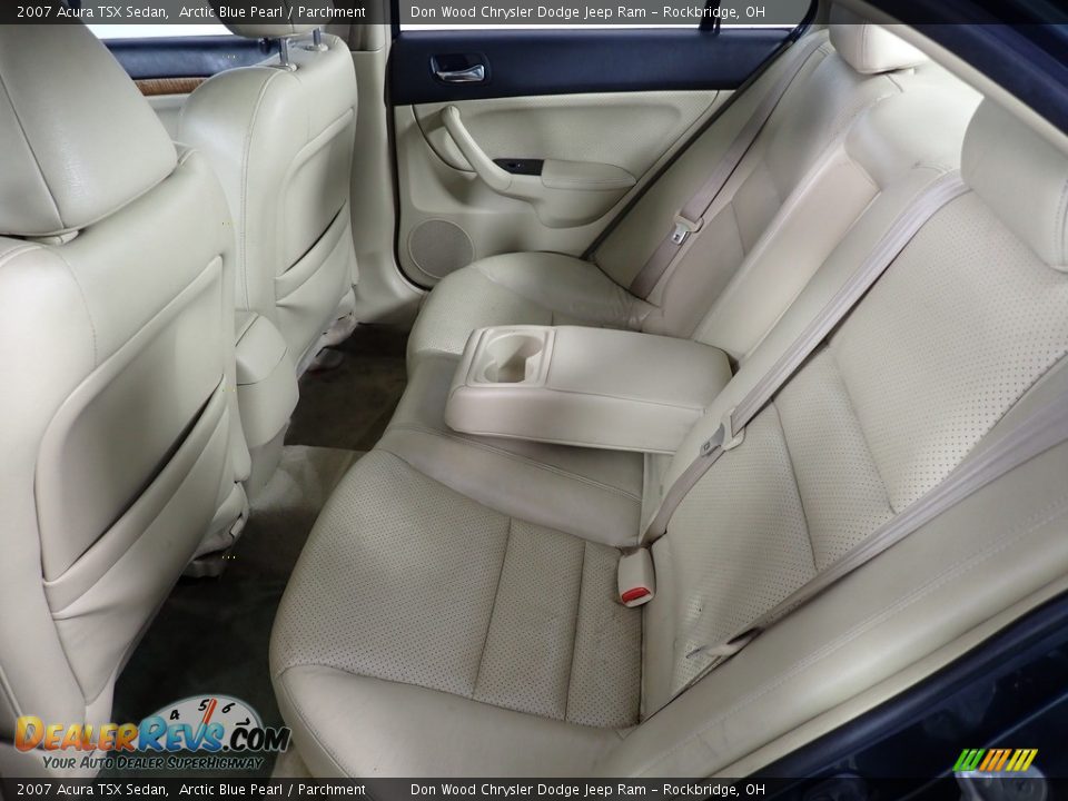 2007 Acura TSX Sedan Arctic Blue Pearl / Parchment Photo #22