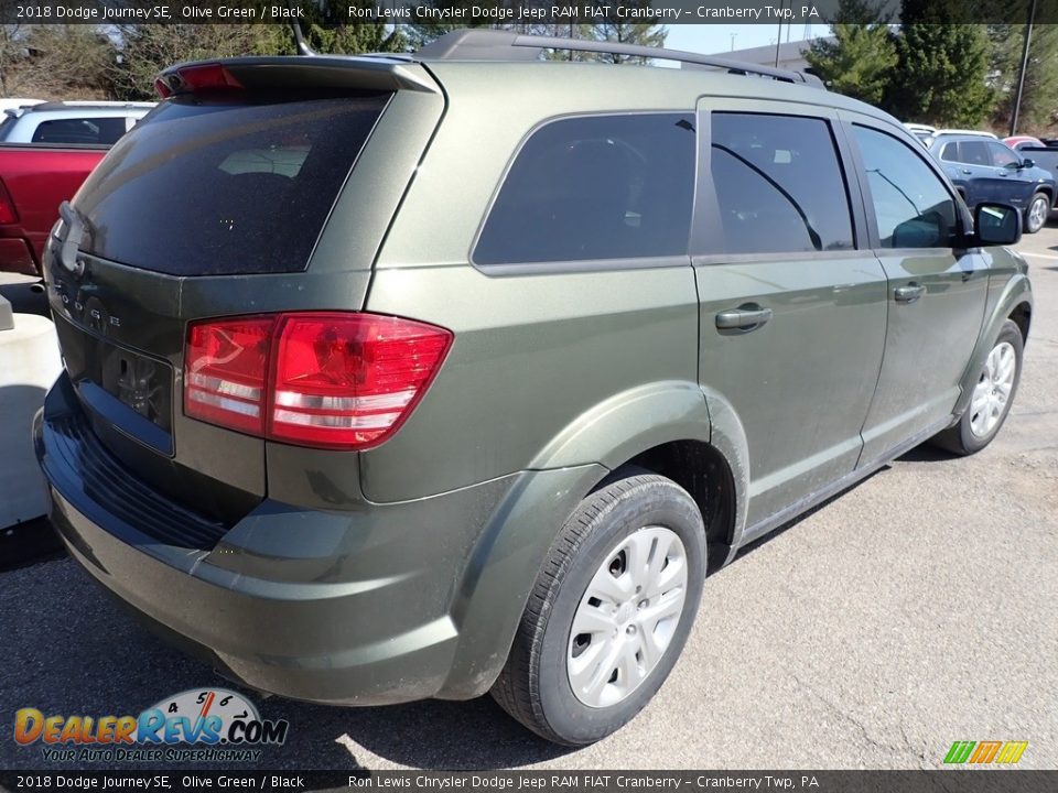 2018 Dodge Journey SE Olive Green / Black Photo #4