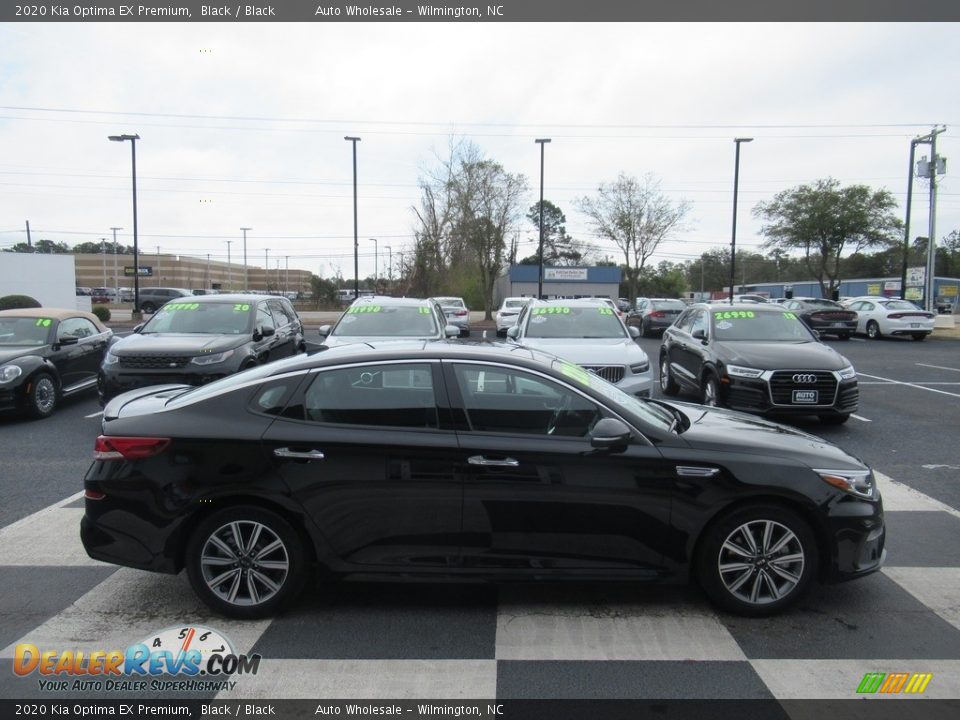 2020 Kia Optima EX Premium Black / Black Photo #3
