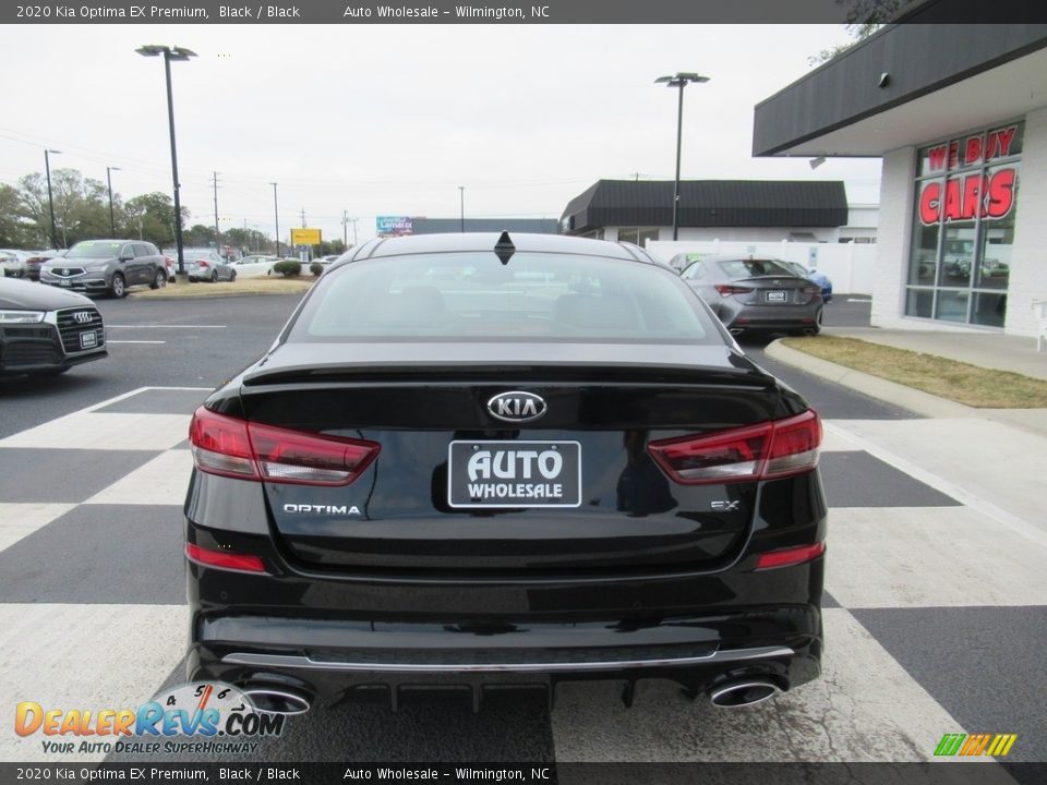 2020 Kia Optima EX Premium Black / Black Photo #4
