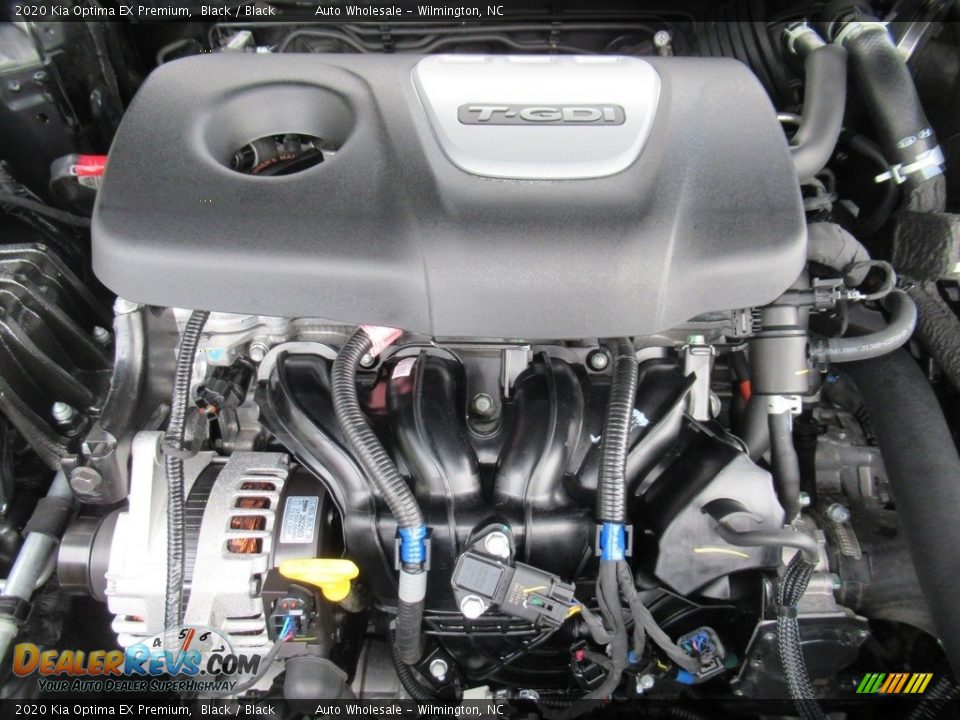 2020 Kia Optima EX Premium Black / Black Photo #6