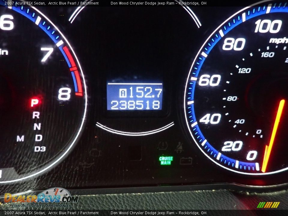 2007 Acura TSX Sedan Arctic Blue Pearl / Parchment Photo #30