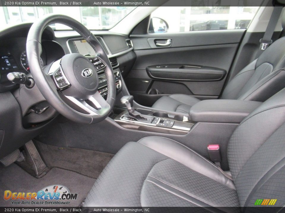 2020 Kia Optima EX Premium Black / Black Photo #10