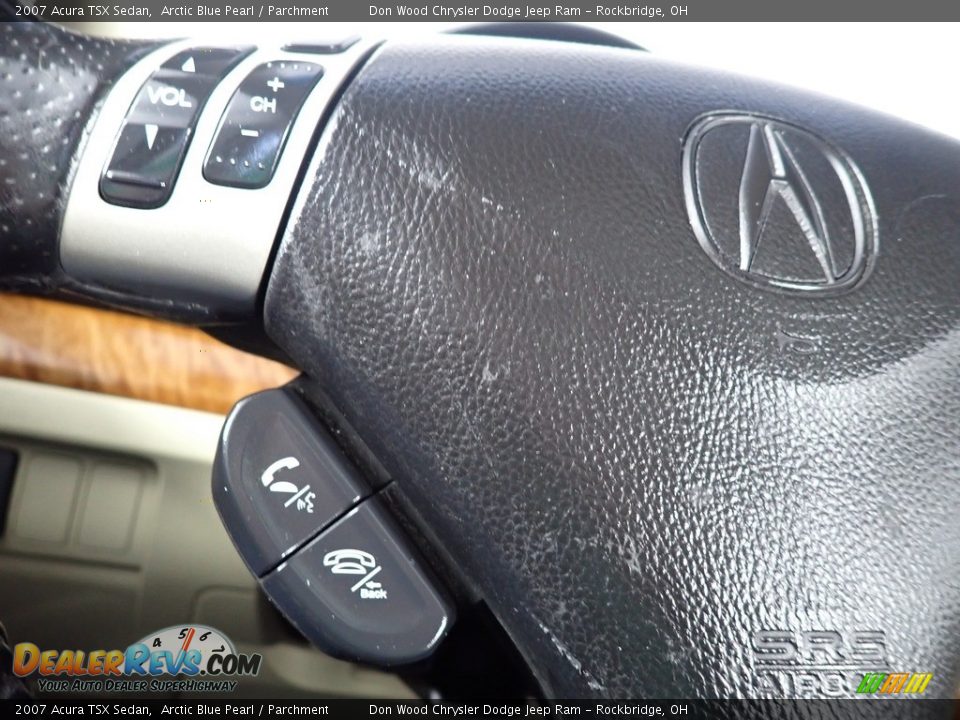 2007 Acura TSX Sedan Arctic Blue Pearl / Parchment Photo #32
