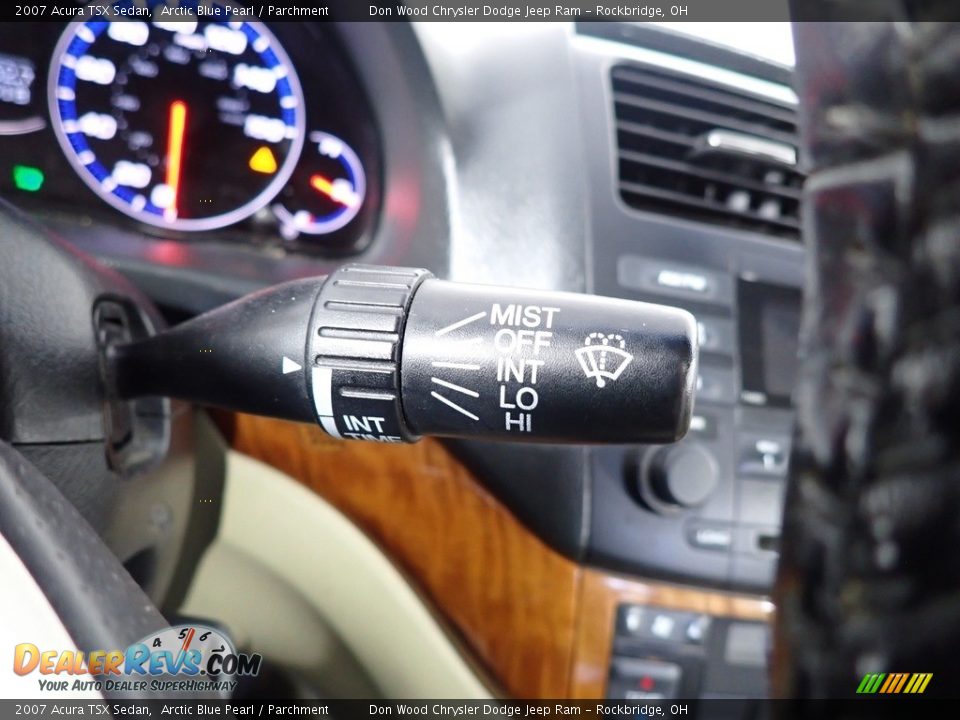 2007 Acura TSX Sedan Arctic Blue Pearl / Parchment Photo #34