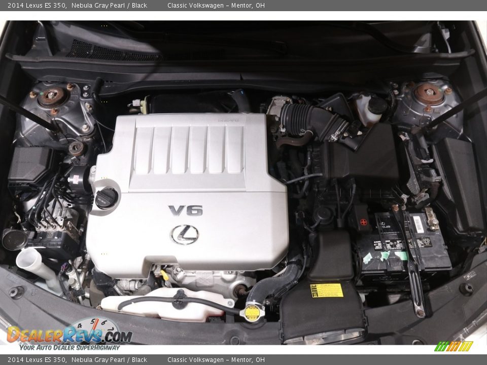 2014 Lexus ES 350 Nebula Gray Pearl / Black Photo #21