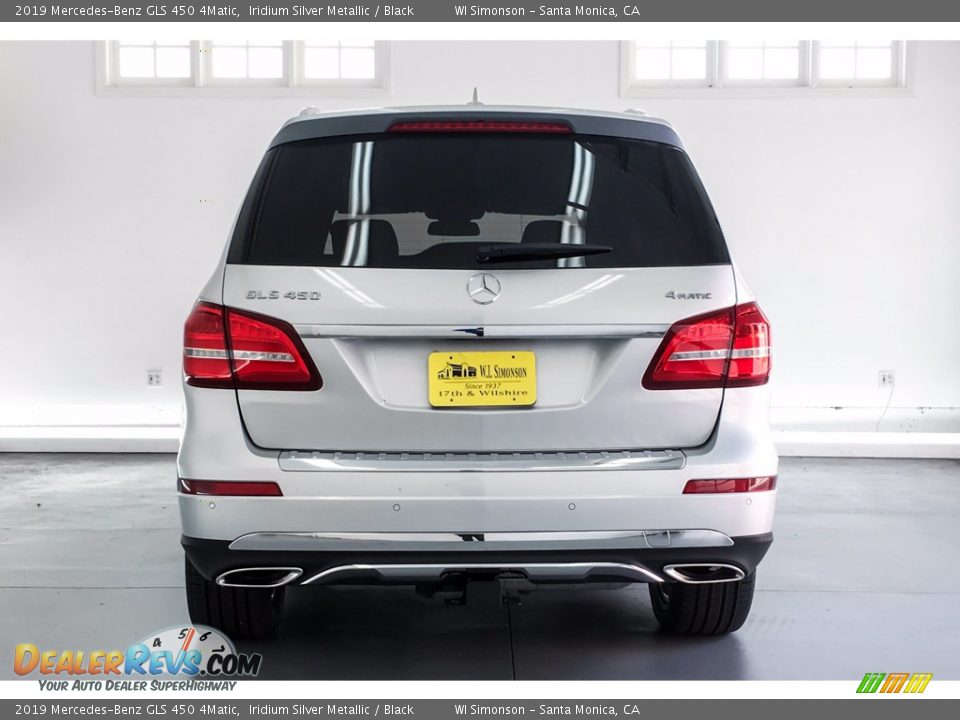 2019 Mercedes-Benz GLS 450 4Matic Iridium Silver Metallic / Black Photo #3