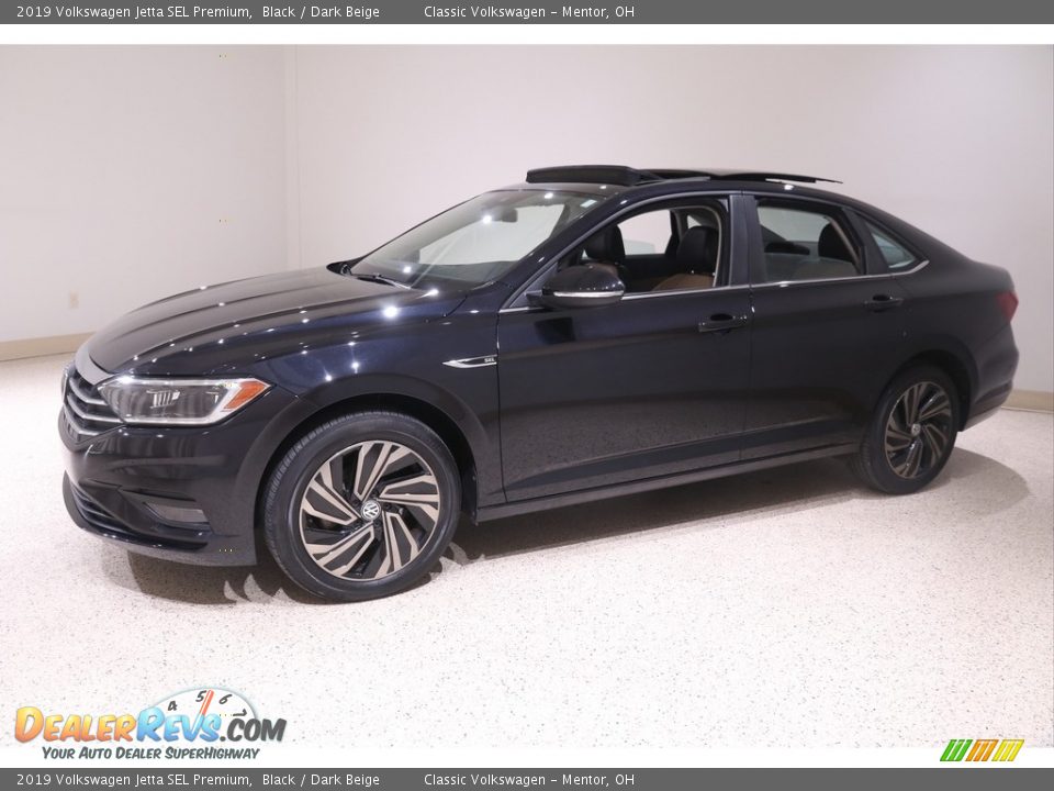 2019 Volkswagen Jetta SEL Premium Black / Dark Beige Photo #3