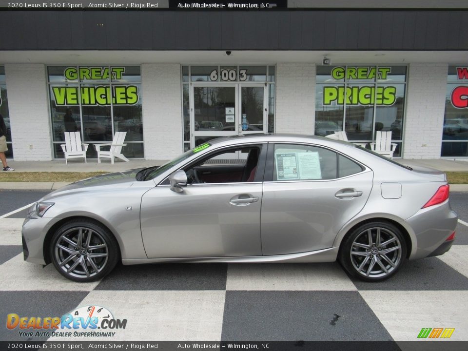 2020 Lexus IS 350 F Sport Atomic Silver / Rioja Red Photo #1