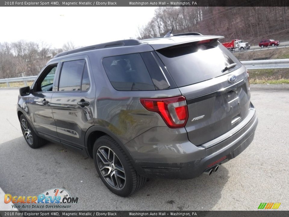 2018 Ford Explorer Sport 4WD Magnetic Metallic / Ebony Black Photo #14